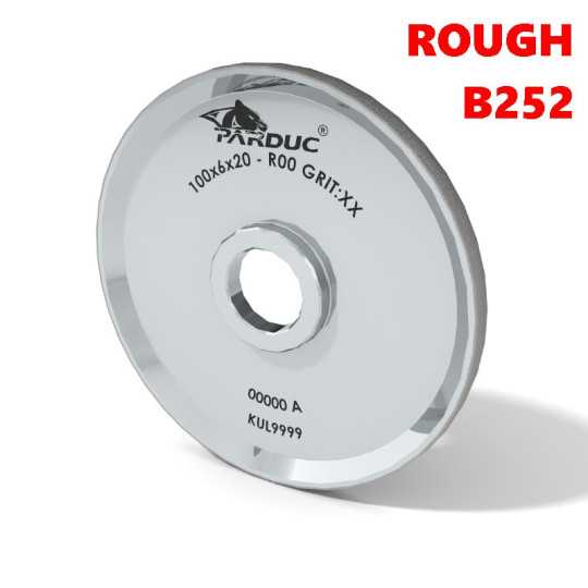 Diamond wheel 100mm R22 B252 ROUGH