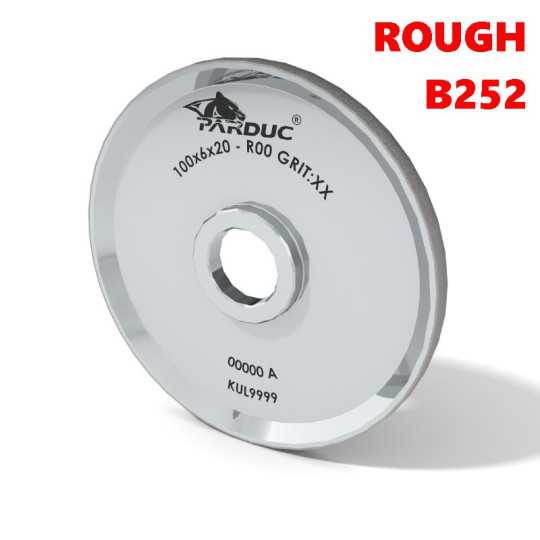 Алмазный заточной круг 100mm R25 B252 Грубый Алмазный заточной круг 100mm R25 B252 Грубый