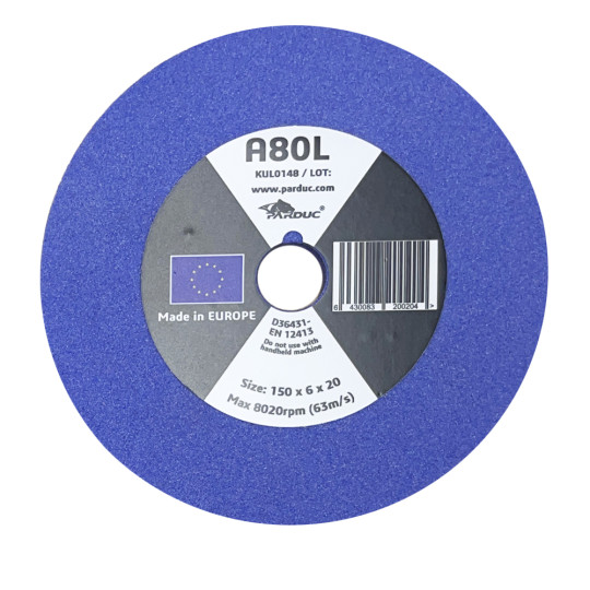 Grinding wheel 150x6x20-A80L P40 and Prosharp compatible