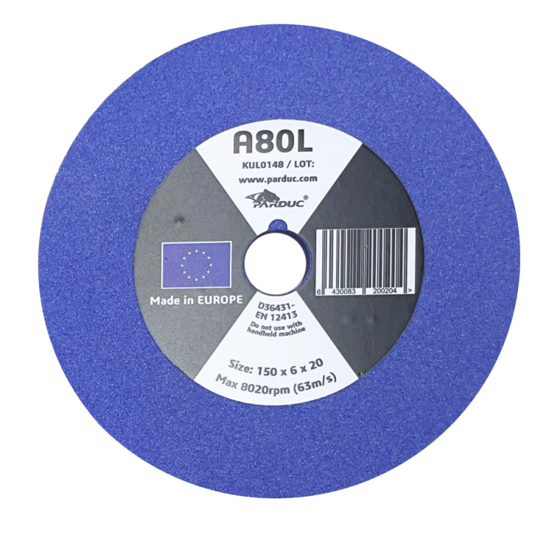 Grinding wheel 150x6x20-A80L P40 and Prosharp compatible