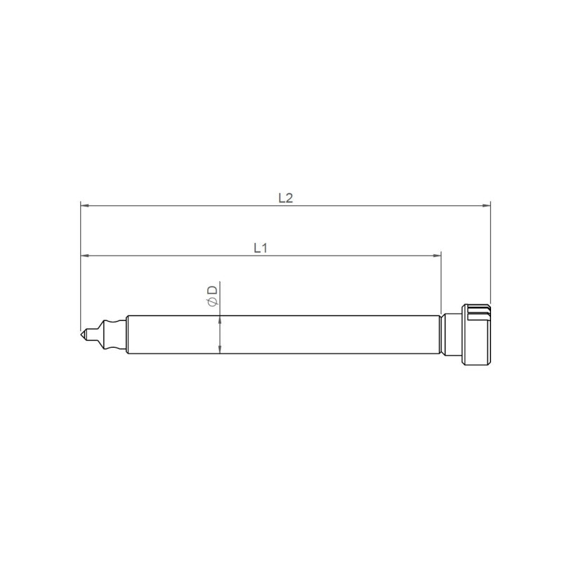 Diamond dresser M10x1 - 50