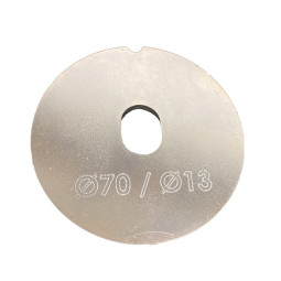 Tasapainotuslevy 70mm/13mm Wissotan koneisiin