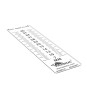 Diamond dresser 0,5" x 6" Radius gauge sticker Parduc® M25, Wissota compatible